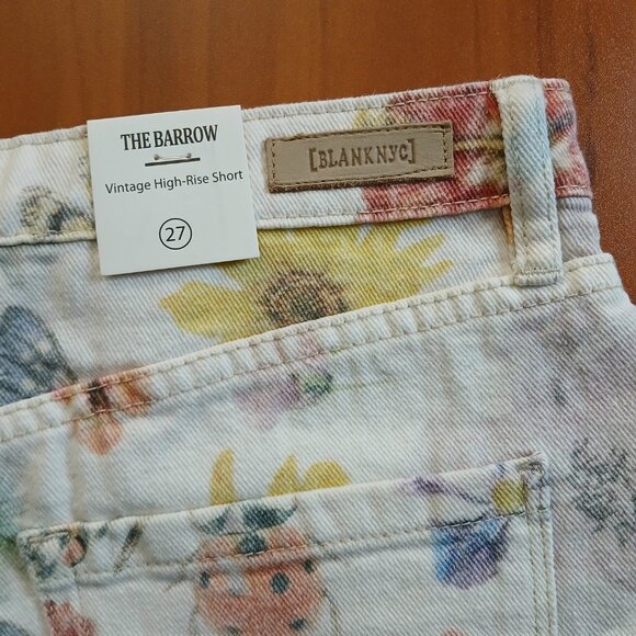NWT Blank NYC Barrow Butterfly Hi-Rise Shorts - 27W - Picture 5 of 6